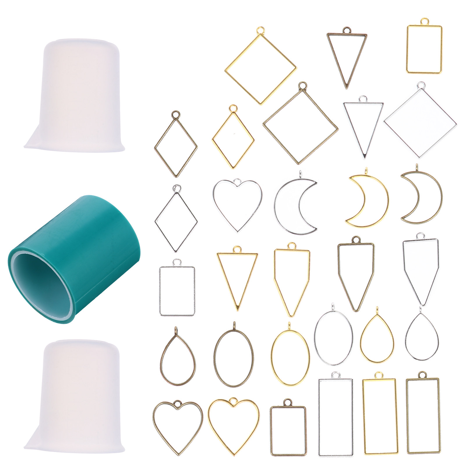 Resin Crafts Diy - Kit de 33 breloques et pendentifs